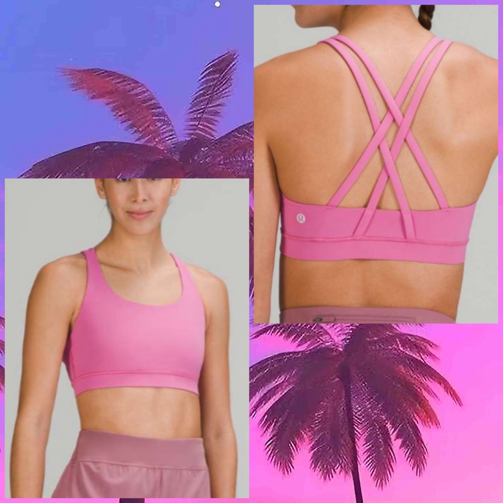 lululemon athletica Pink Sports Bra